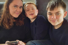 Anna Linda, Elvar Þór og Adam Bjarki Siggabörn