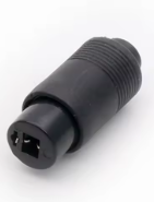 DIN LSP Socket, beinn, lóðaður