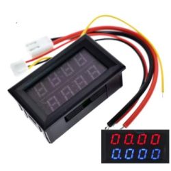 Spennu og straummælir 200V / 10A m/Bezel