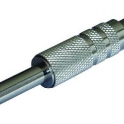 Jack tengill á snúru, 6.3mm, Metal, Mono