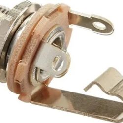 Jack sökkull í chassis, 6.3mm, opinn, Mono